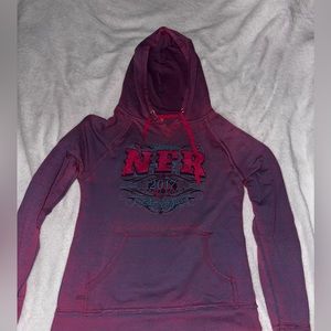 Woman’s 2017 NFR sweatshirt. Lighter material